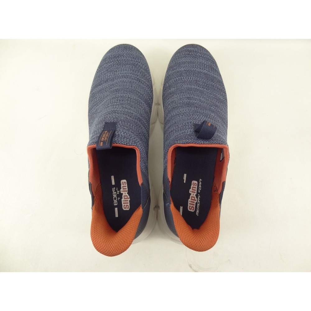 Skechers Slip-Ins Men's Size 9 US Shoes Blue Sneakers Flex Bobs B Flex No Tie - Picture 8 of 11